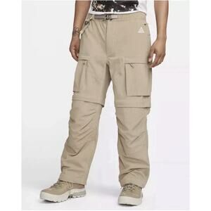Nike ACG Smith Summit Cargo Beige Khaki Pants Shorts Mens Small FN0428-247 $195
